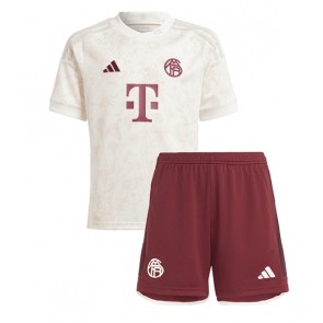 Bayern Munich kläder Barn 2023-24 Tredje Tröja Kortärmad (+ korta byxor)